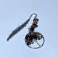 Crystal Life Tree Metal Feather Bookmark Crystal Healing Bulk Wholesale
