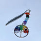 Crystal Life Tree Metal Feather Bookmark Crystal Healing Bulk Wholesale