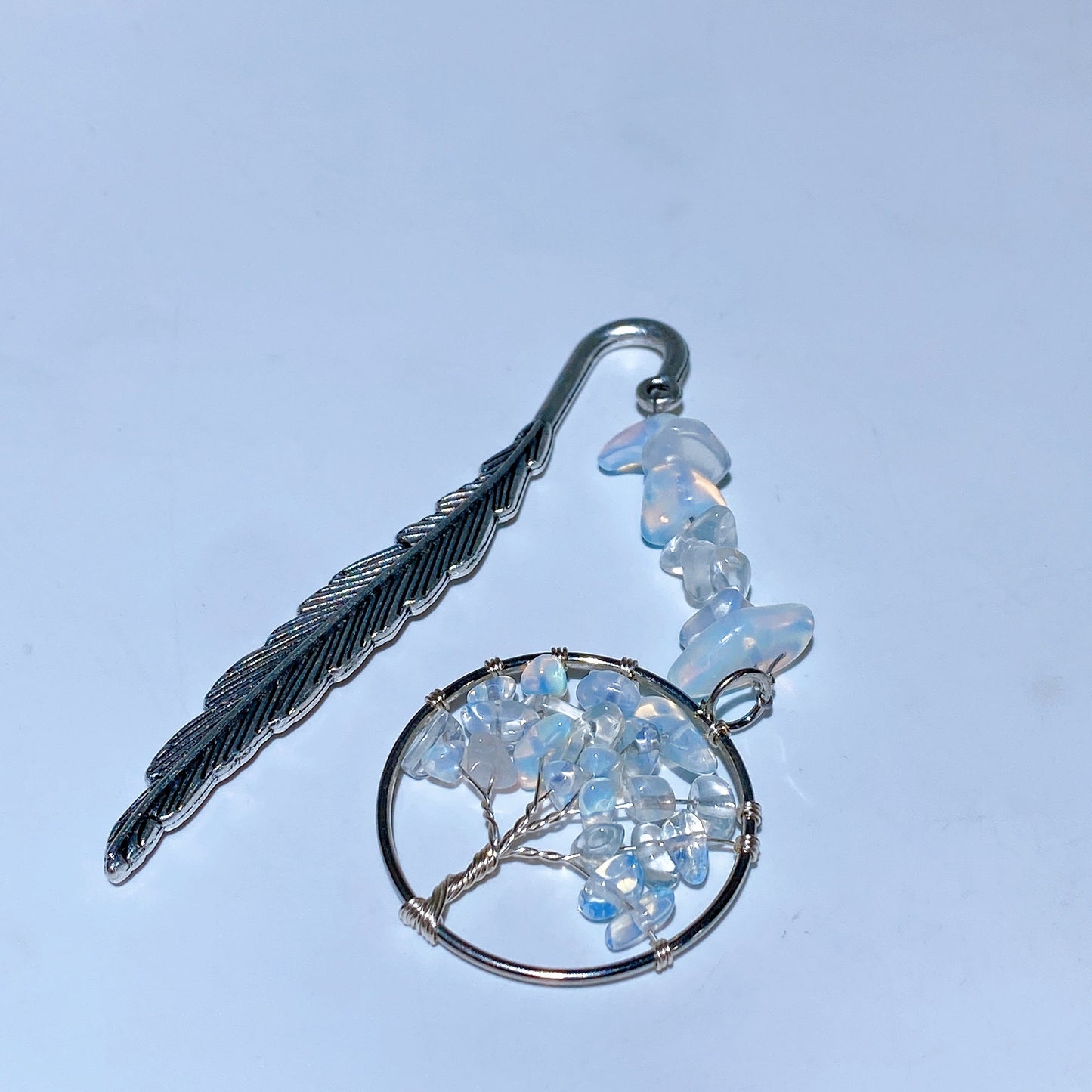 Crystal Life Tree Metal Feather Bookmark Crystal Healing Bulk Wholesale