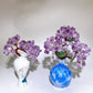22-24cm Raw Amethyst Flower Vase Free Form Crystal Healing Bulk Wholesale