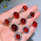 S925 Garnet Ring Pendant Crystal Healing Bulk Wholesale