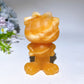 3.2“ Orange Calcite  Carfield Carving Crystal Healing Bulk Wholesale