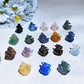 1.2" Mini Crystal Dragonite Pokemon Carving Crystal Healing Bulk Wholesale