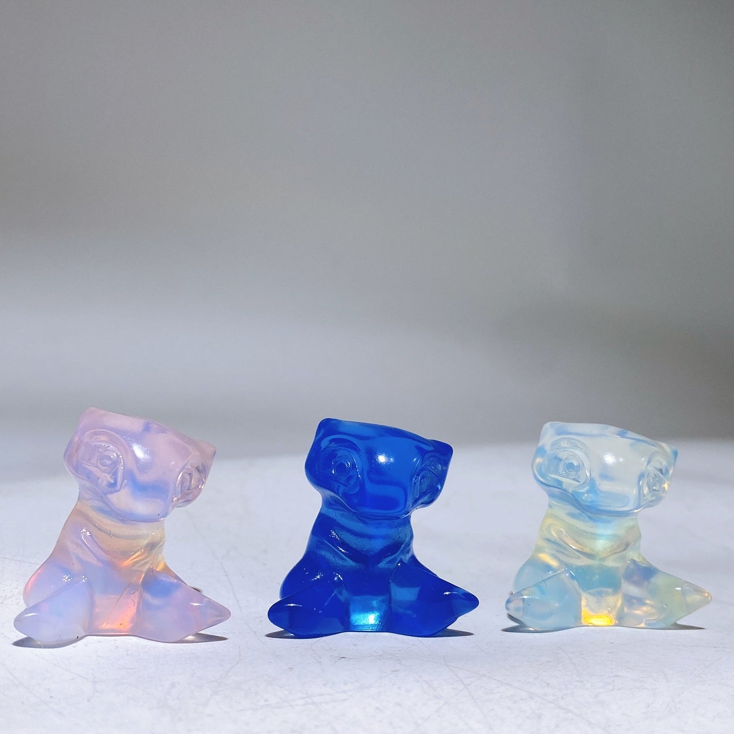 1.2" Mini Crystal MEW Pokemon Carving Crystal Healing Bulk Wholesale