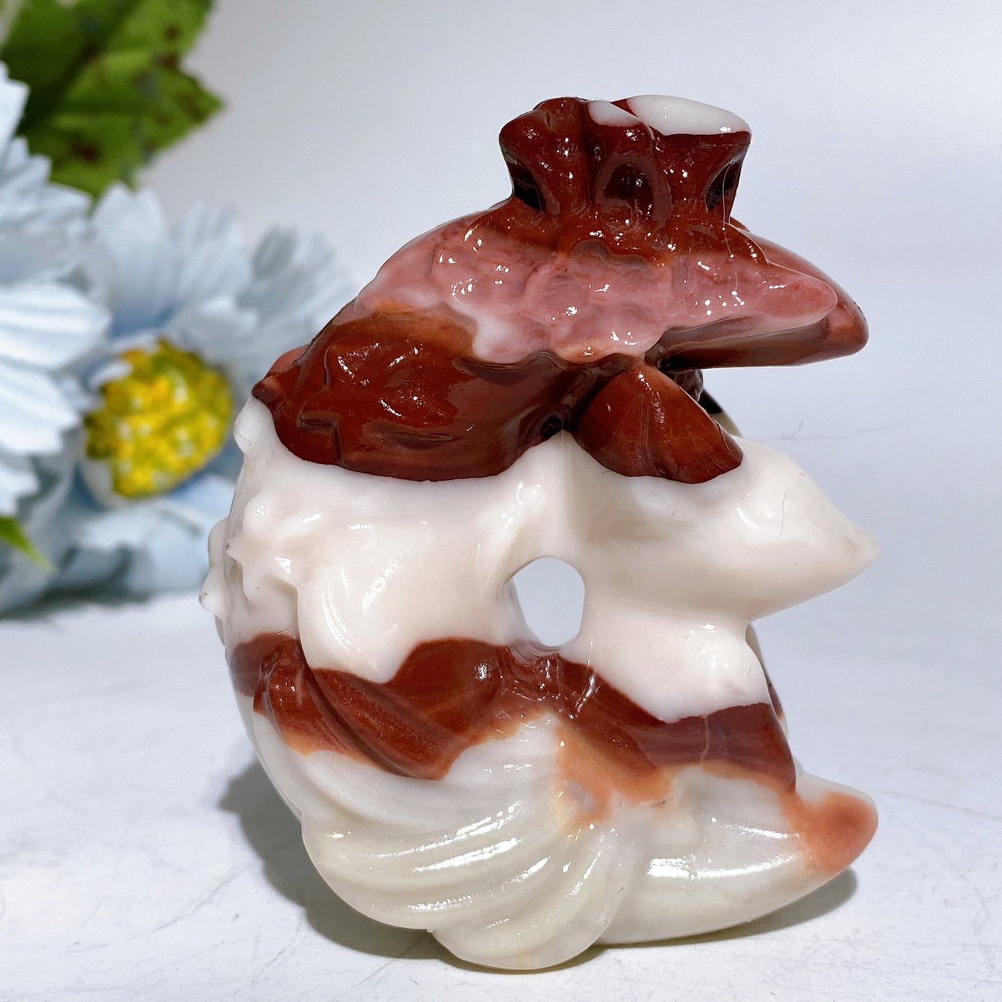 2.7" Crystal Fox Moon Carving Crystal Healing Bulk Wholesale