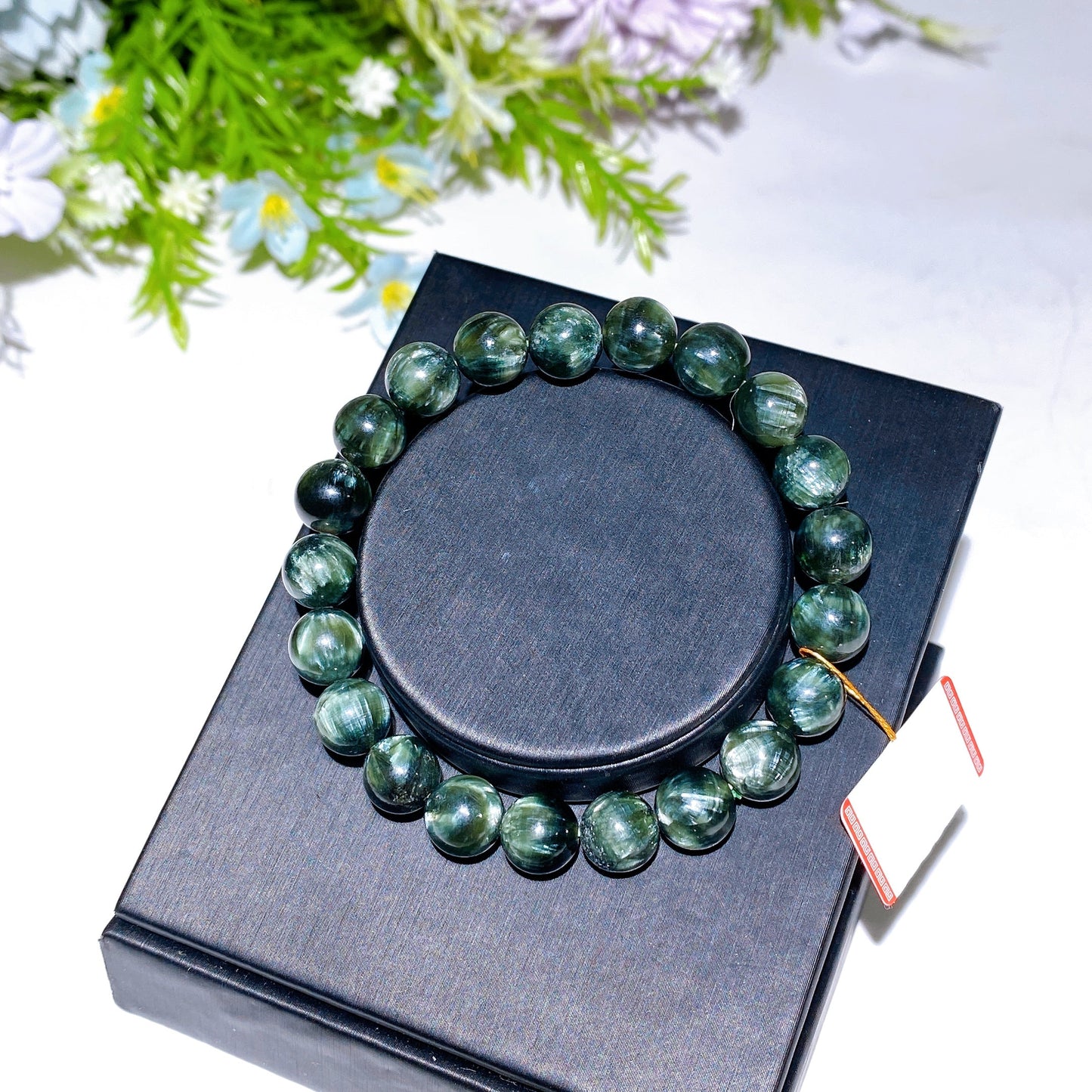 9mm Seraphinite Bracelet Crystal Healing Bulk Wholesale