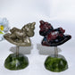 3.2" Crystal Unicorn with Serpentine Base Crystal Healing Bulk Wholesale