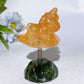 3.2" Crystal Unicorn with Serpentine Base Crystal Healing Bulk Wholesale