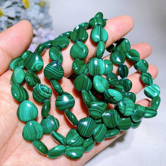 Natrual Malachite Heart Bracelet Crystal Healing Bulk Wholesale