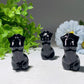 2.0" Black Obsidian Crystal Model Carvings Bulk Wholesale