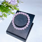 8mm UV Reactive Pink Calcite Bracelet Crystal Healing Bulk Wholesale