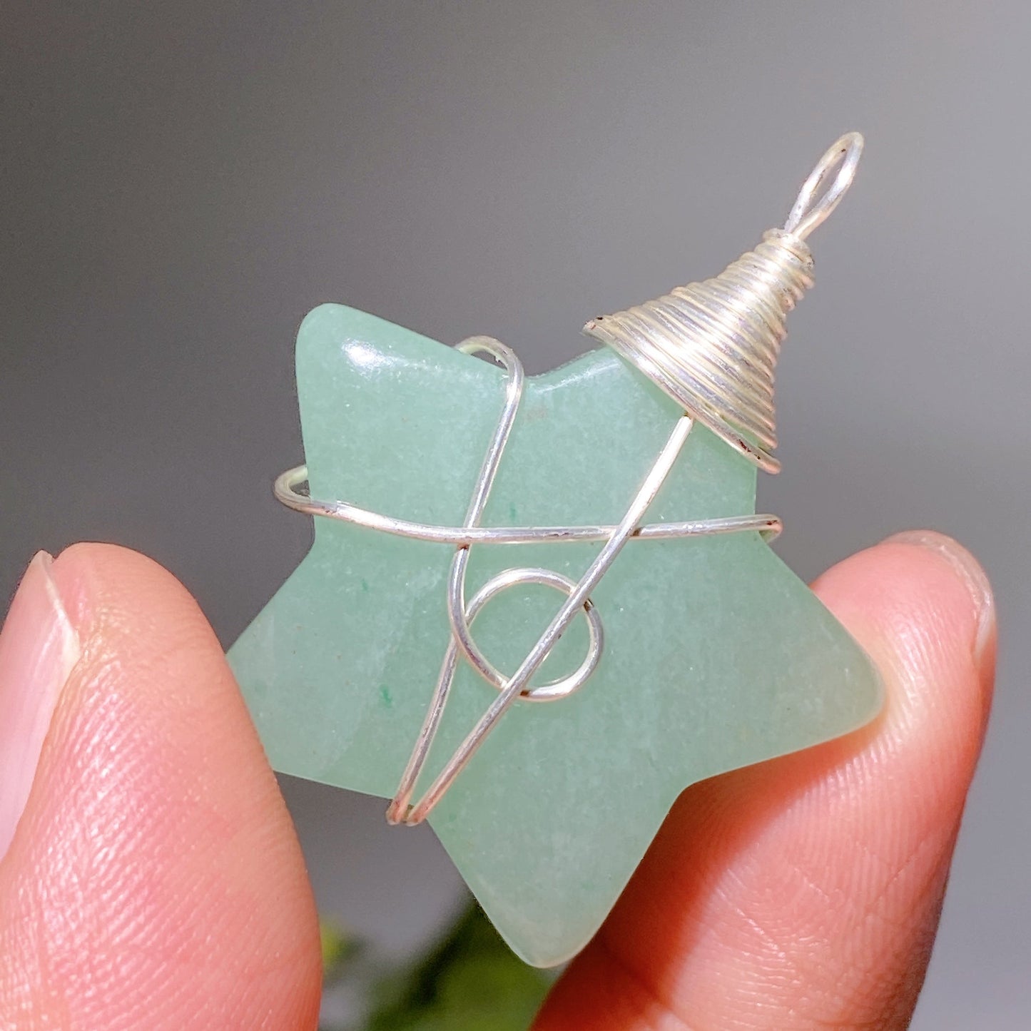 Crystal Star Pendant with Black Cord Necklace Crystal Healing Bulk Wholesale