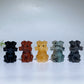4cm Crystal Dog with Bone Carving Crystal Healing Bulk Wholesale