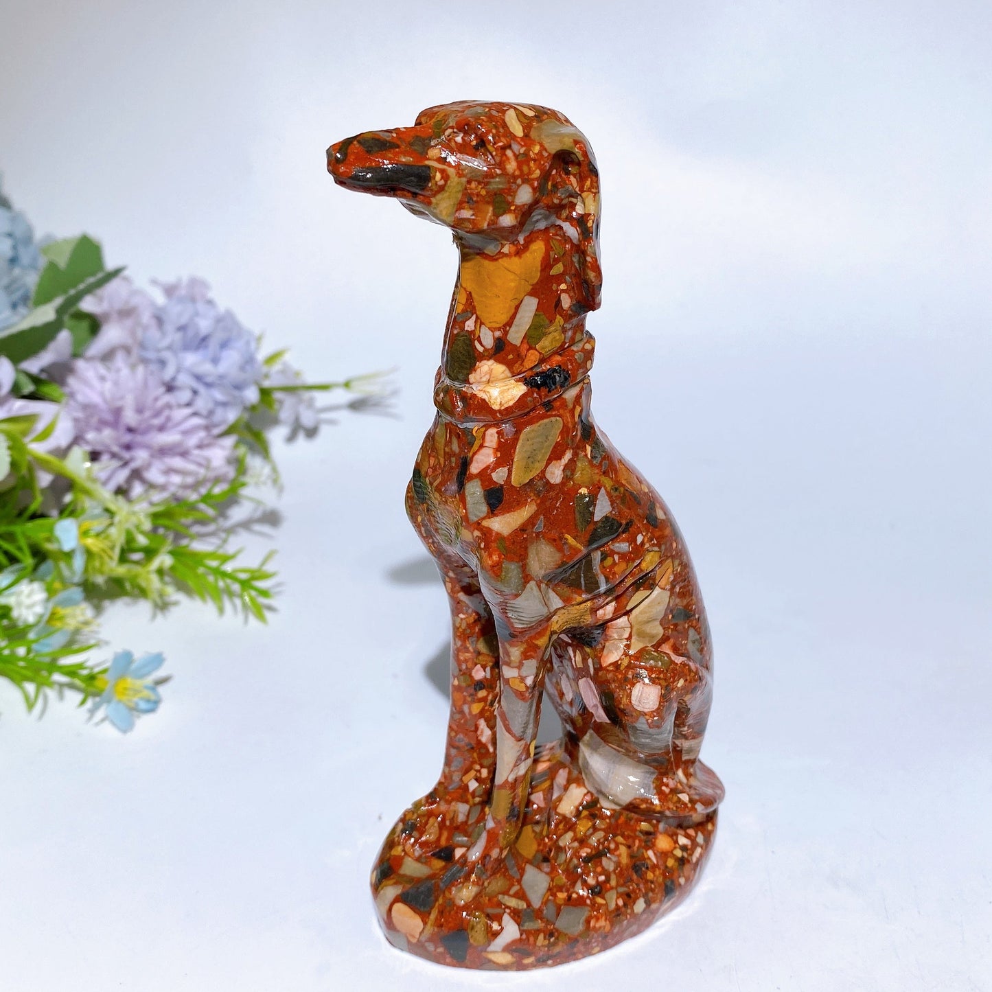 15cm Crystal Dog Carving Crystal Healing Bulk Wholesale