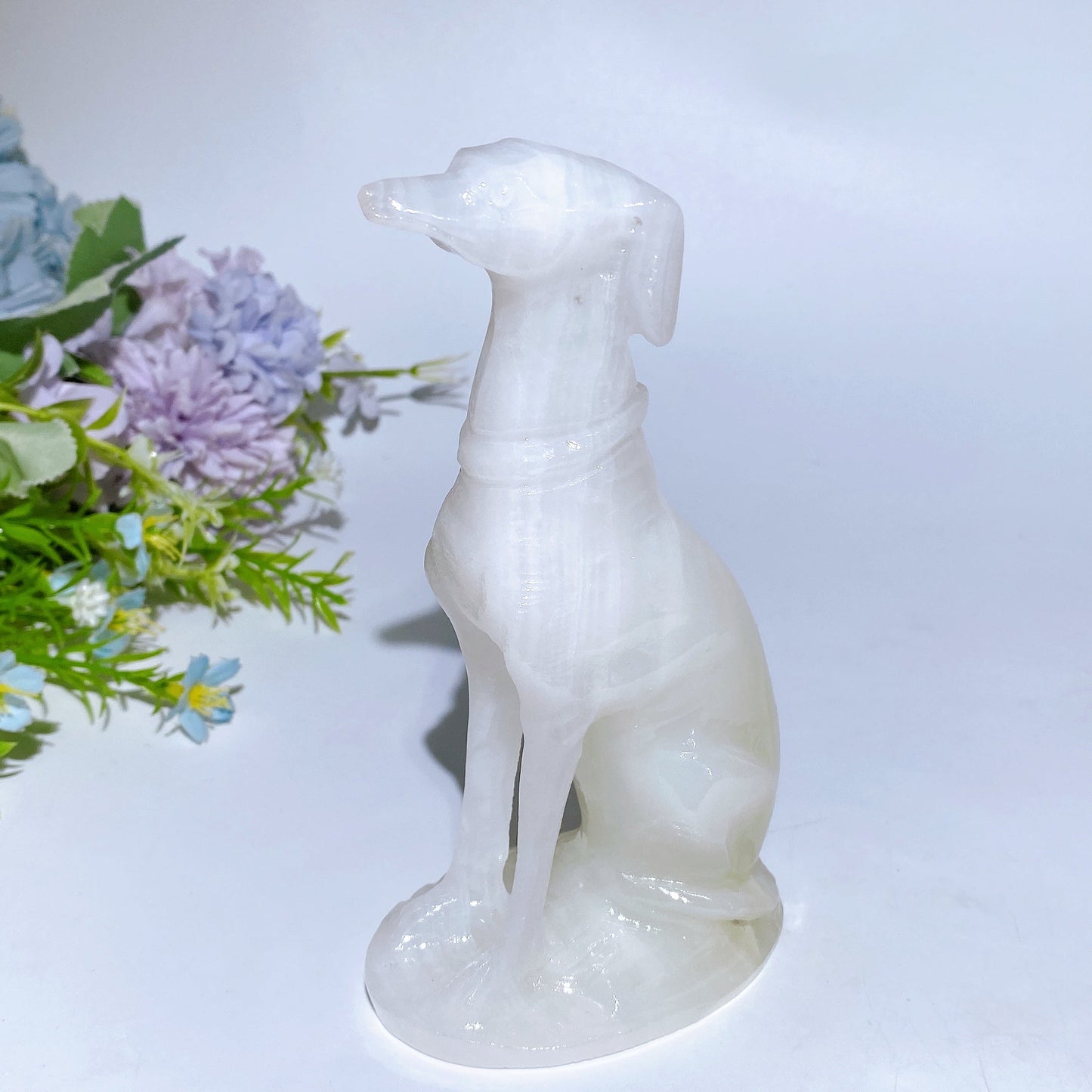 15cm Crystal Dog Carving Crystal Healing Bulk Wholesale