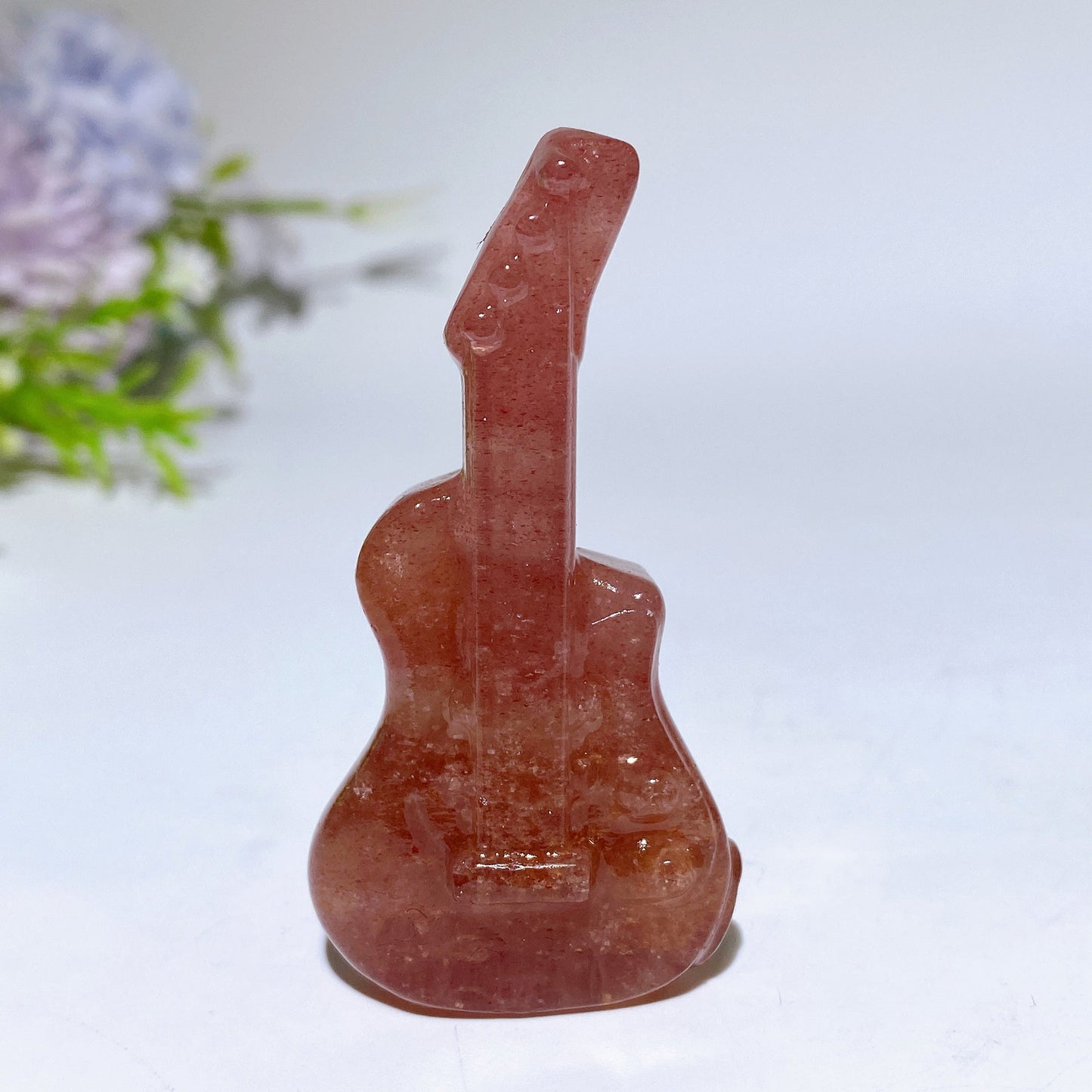 2.3" Crystal Guitar Carving Crystal Healing Bulk Wholesale