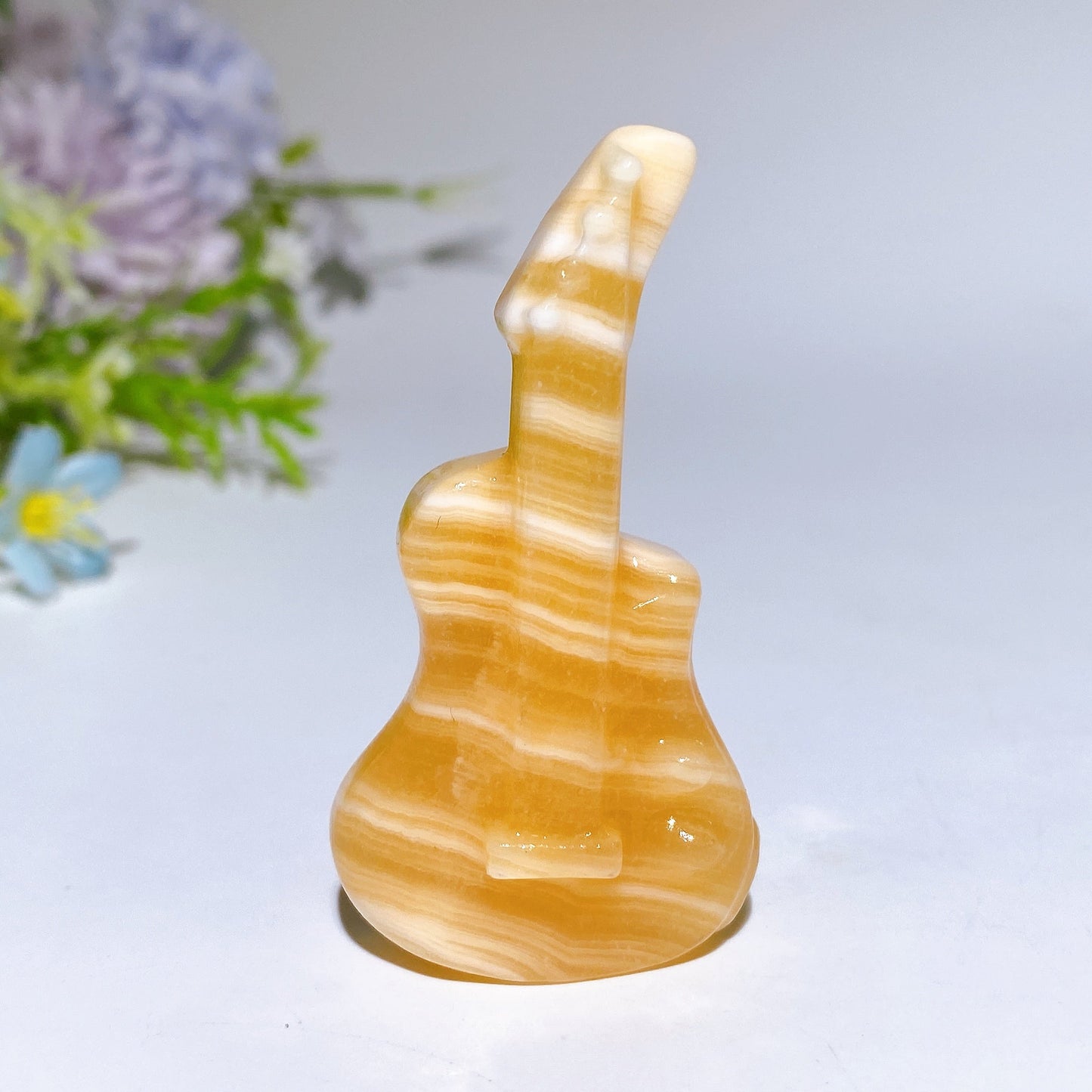 2.3" Crystal Guitar Carving Crystal Healing Bulk Wholesale