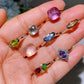 S925 Crystal Ring Crystal Healing Bulk Wholesale