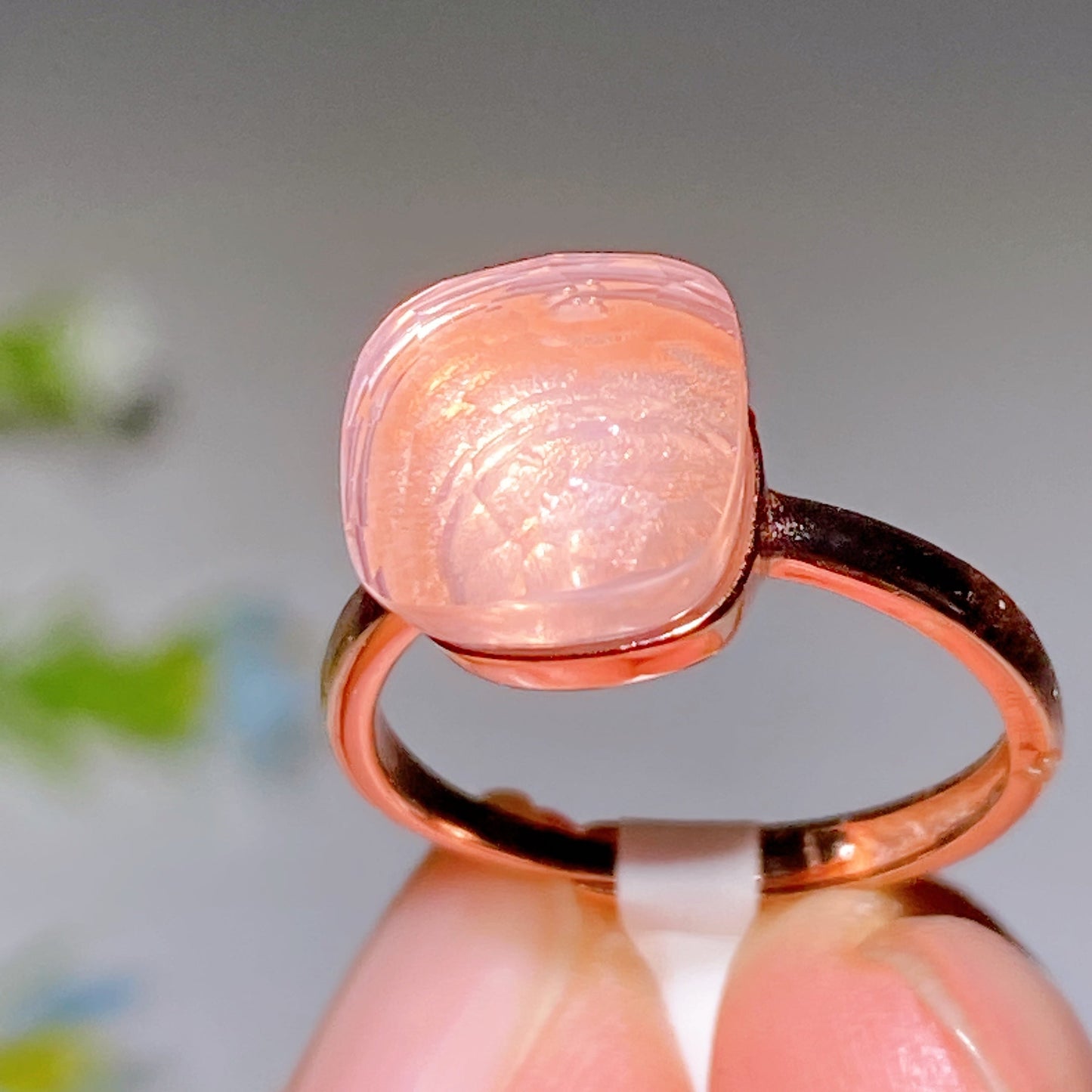 S925 Crystal Ring Crystal Healing Bulk Wholesale