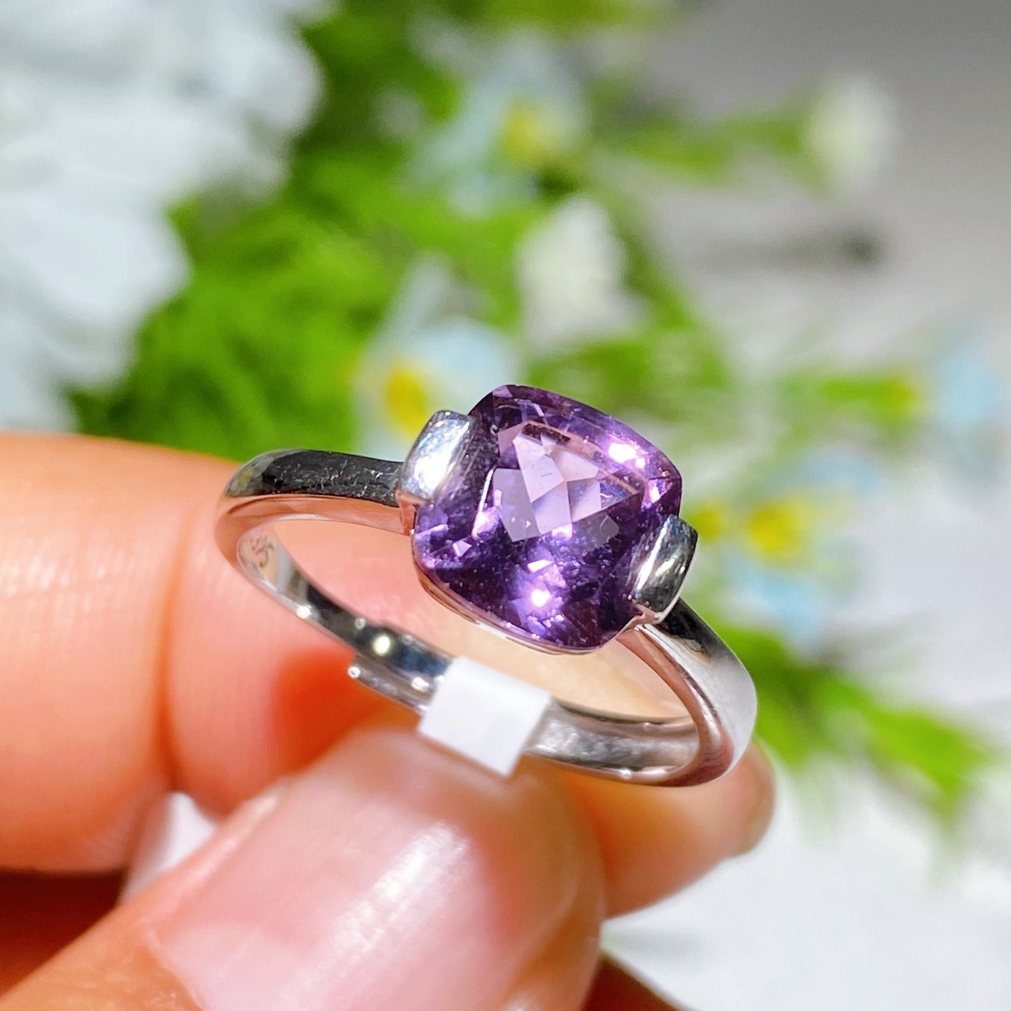 S925 Crystal Ring Crystal Healing Bulk Wholesale