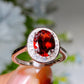 S925 Crystal Ring Crystal Healing Bulk Wholesale