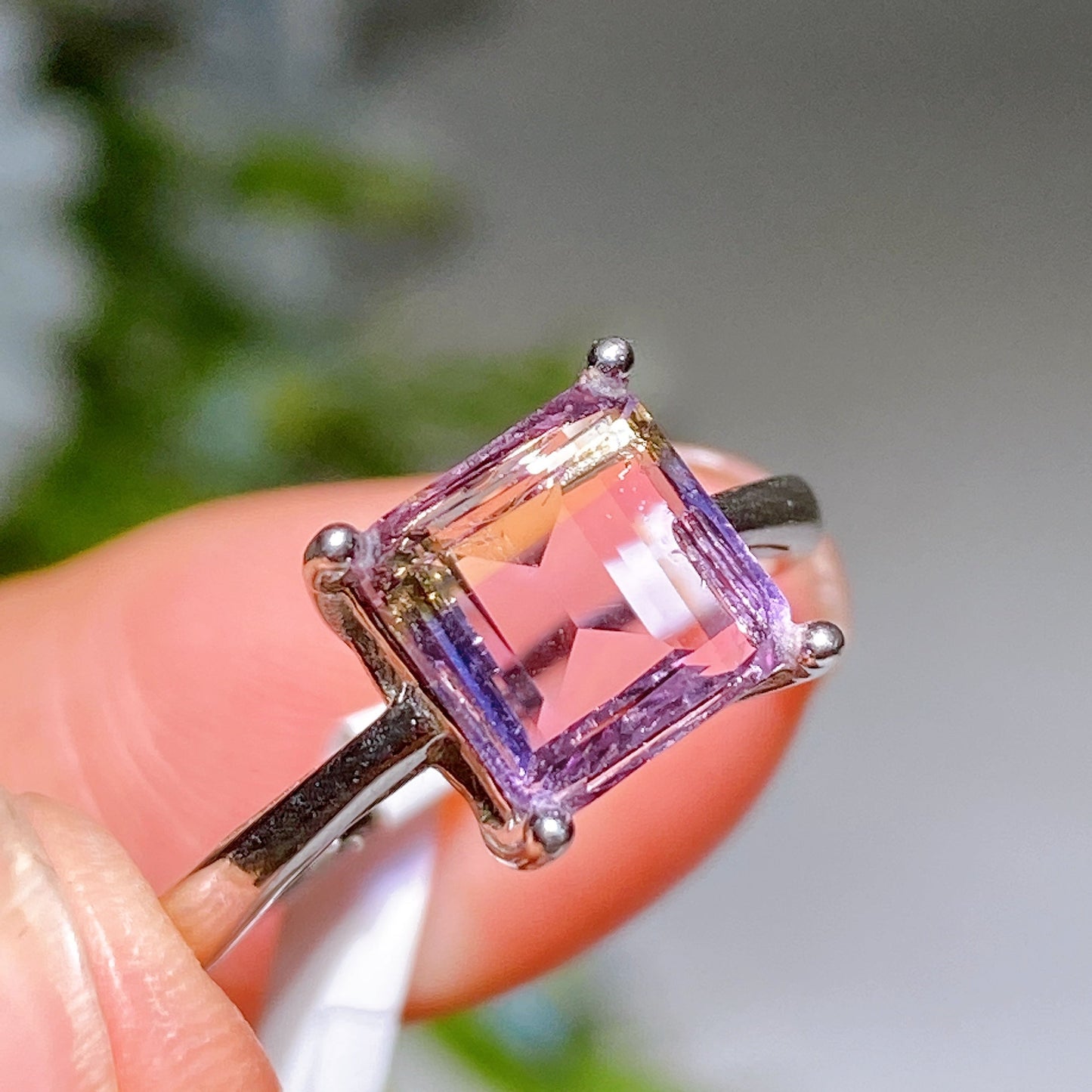 S925 Crystal Ring Crystal Healing Bulk Wholesale