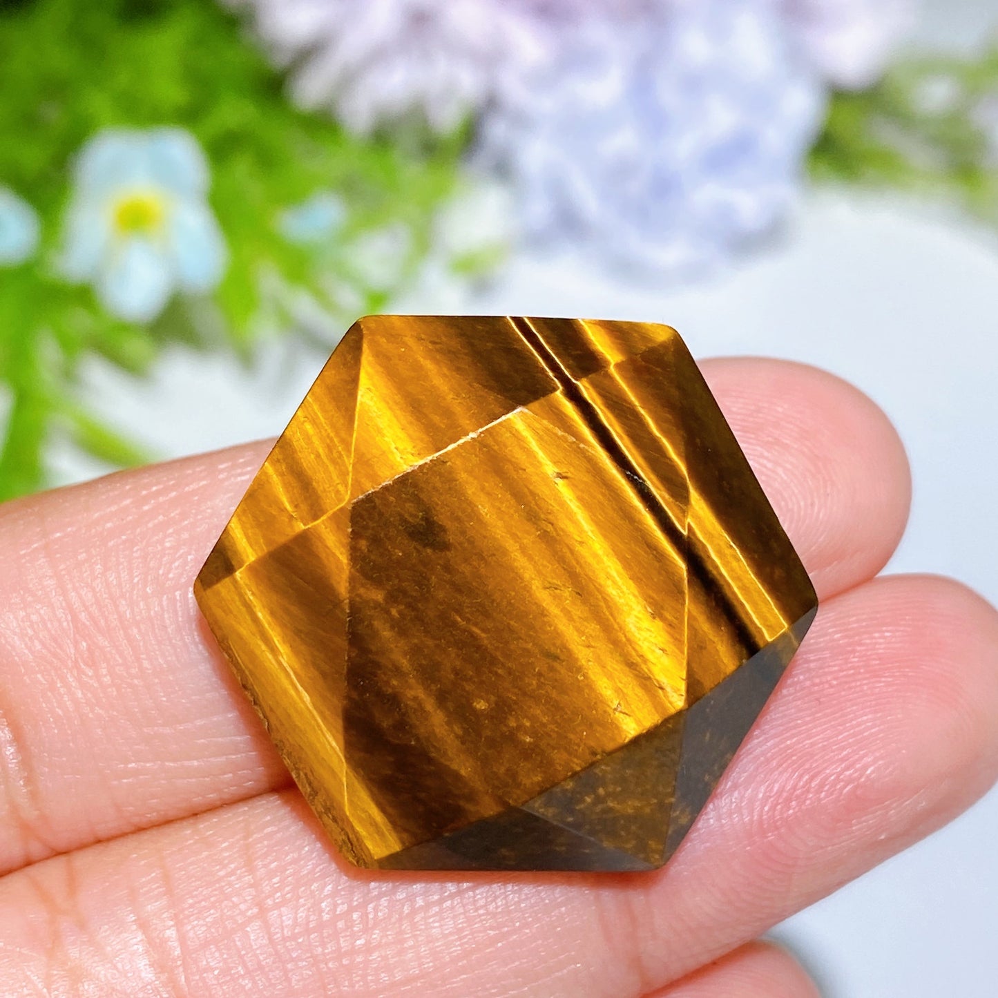 25mm Hexagon Carving Crystal healing Bulk Wholesale