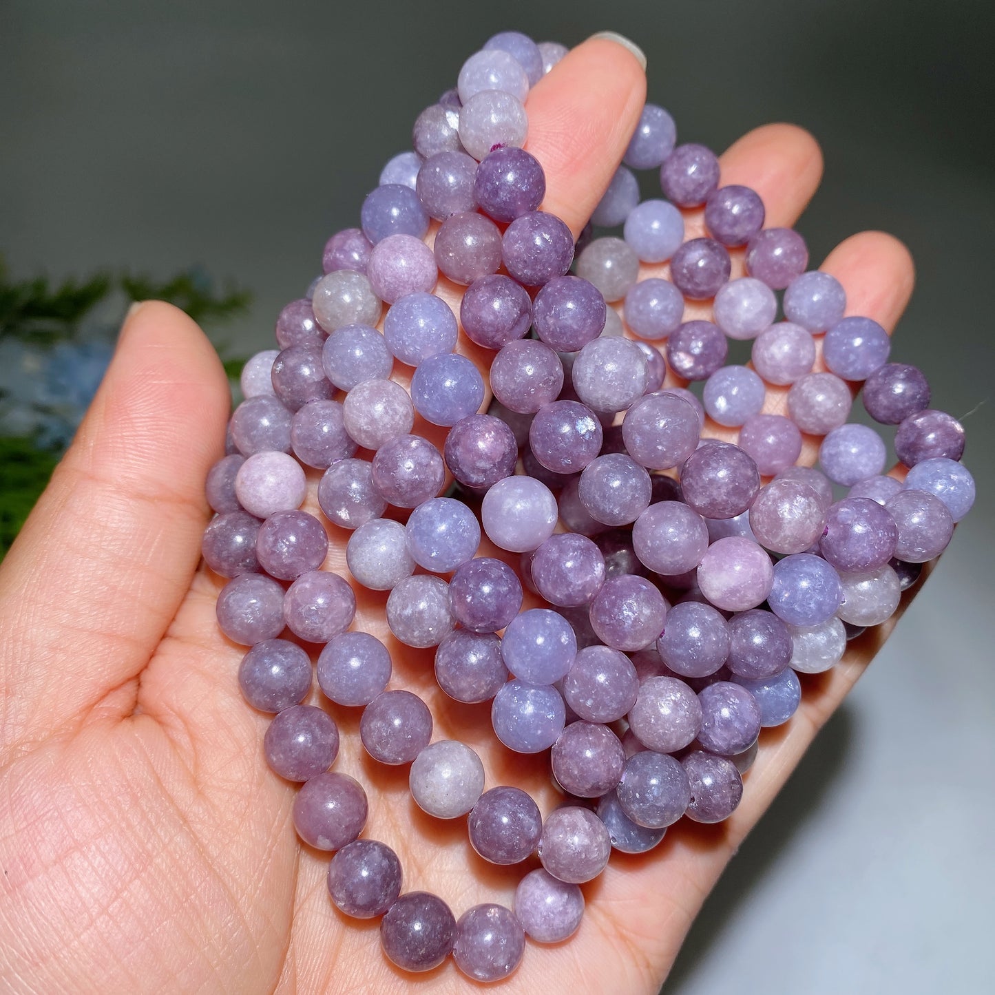 8mm Purple Mica Bracelet Wholesale Crystals