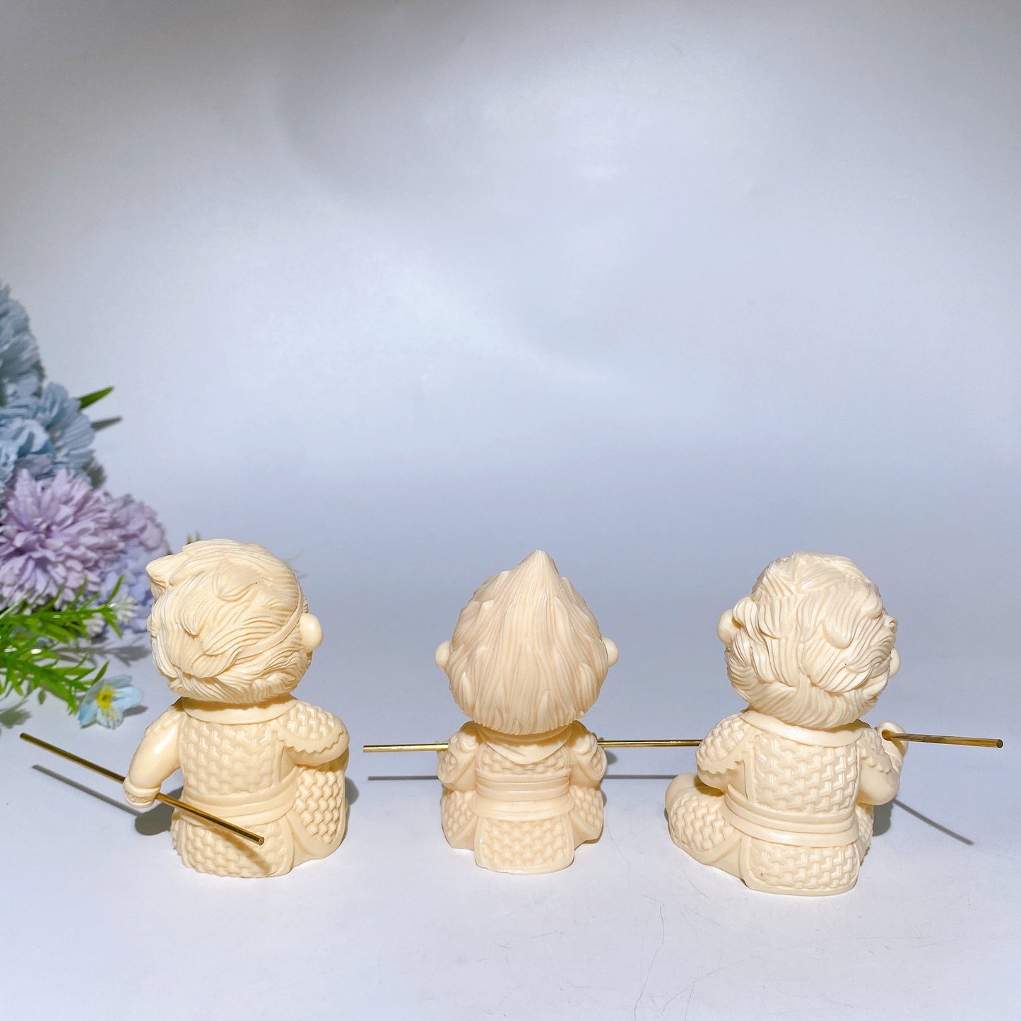 85mm Ivory Nut Wukong Carving Crystal Healing Bulk Wholesale