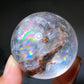 50mm Unique Strong Rainbow with Inclusion Quartz Sphere Crystal Healing Bulk Wholesale
