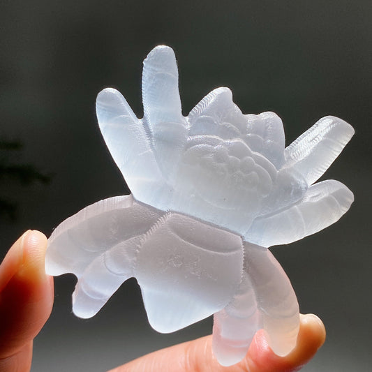 2.7" Selenite Spider Carving Crystal Healing Bulk Wholesale