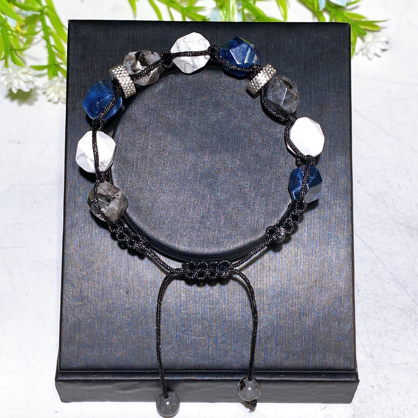 Crystal Polyhedron Adjustable Bracelet Crystal Healing Bulk Wholesale