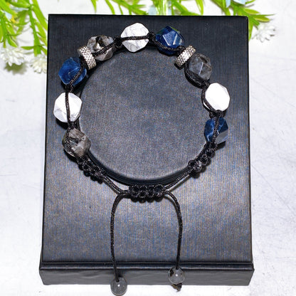 Crystal Polyhedron Adjustable Bracelet Crystal Healing Bulk Wholesale