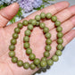8mm Avocado Green Alashan Agate Bracelet Crystal Healing Bulk Wholesale