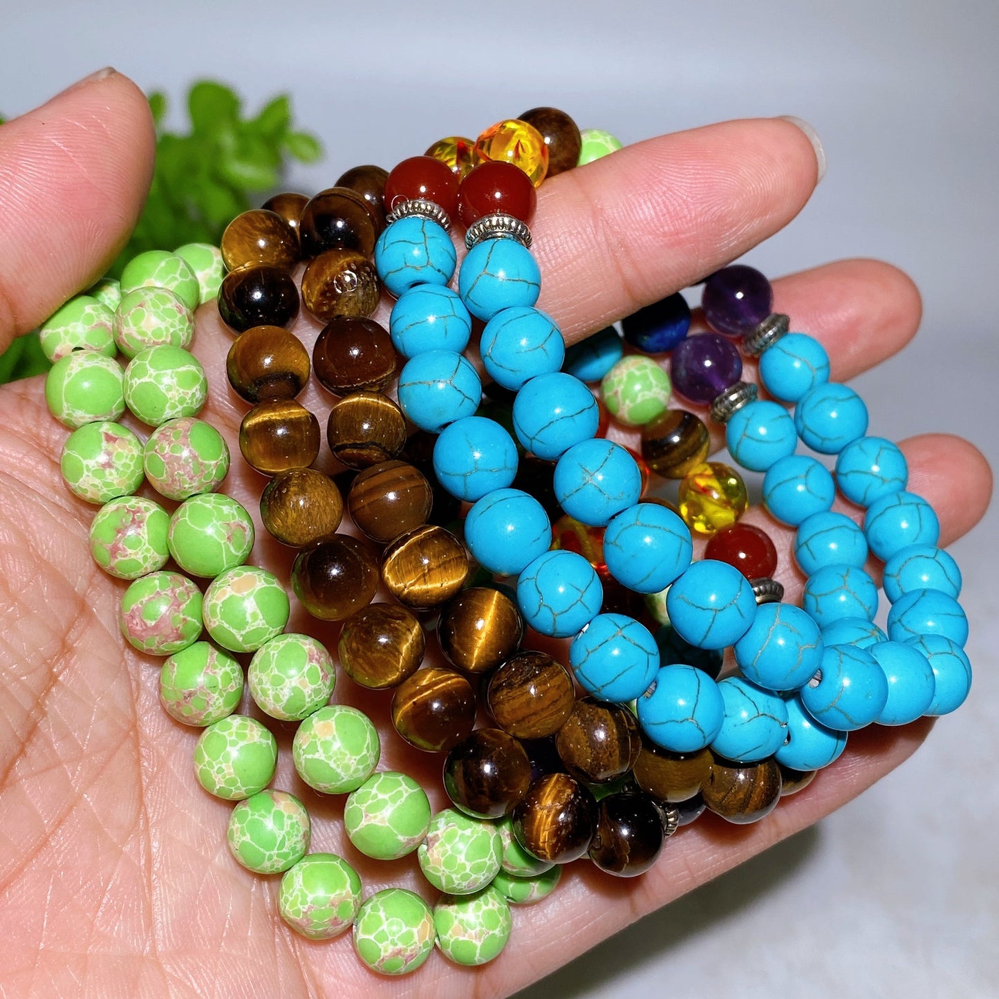 8mm Chakra Crystal Bracelet Crystal Healing Bulk Wholesale