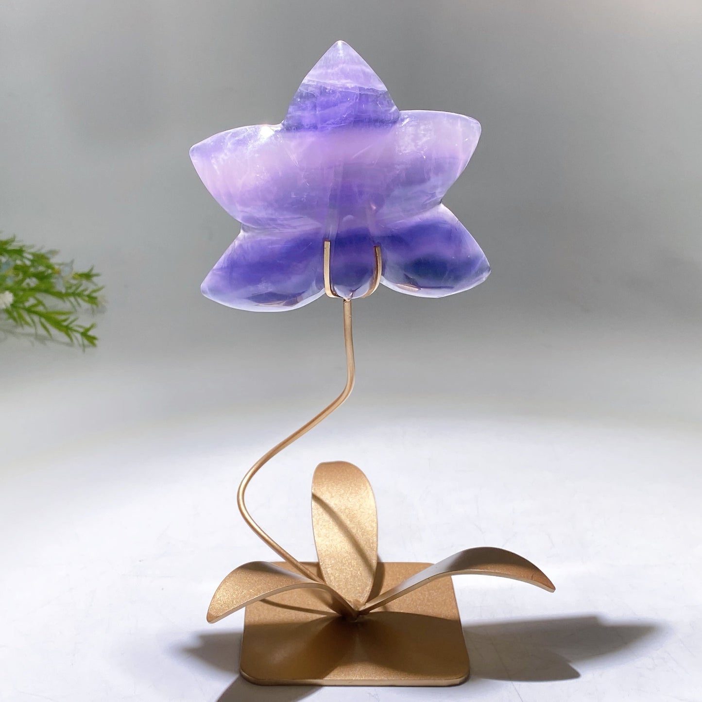 Crystal Flower Carving with Stand Crystal Healing Bulk Wholesale