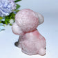 2.2" Pink Opal teddy Dog Carving Crystal Healing Bulk Wholesale