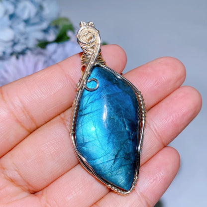 Cooper Wrapping Crystal Pendant Crystal Healing Bulk Wholesale