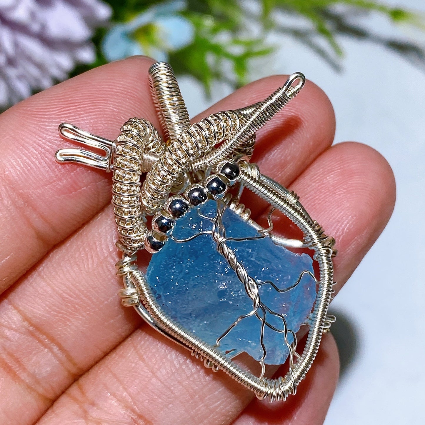 Cooper Wrapping Crystal Pendant Crystal Healing Bulk Wholesale