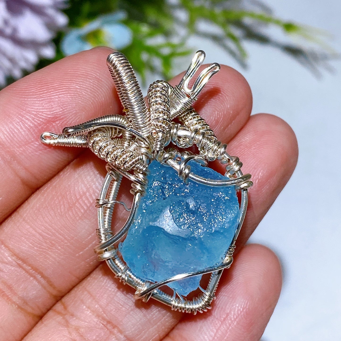 Cooper Wrapping Crystal Pendant Crystal Healing Bulk Wholesale