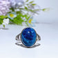 Sterling Silver UV Reactive Hackmanite Ring Crystal Healing Bulk Wholesale