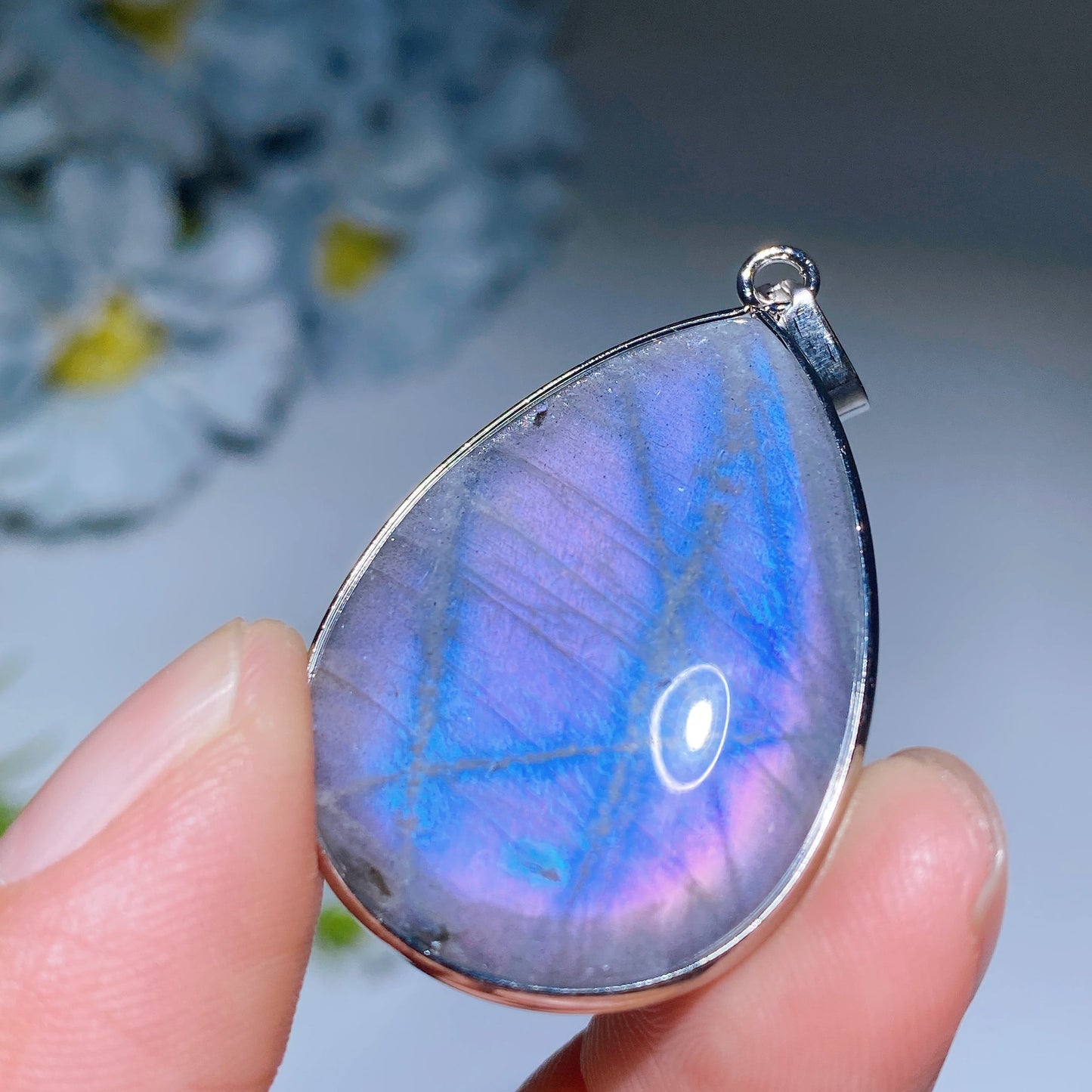 Labradorite Water-drop Pendant Crystal Healing Bulk Wholesale