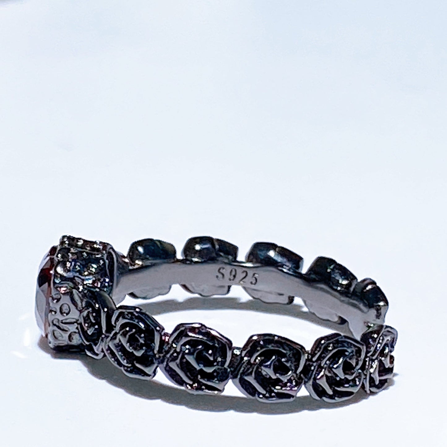 925 Silver Crystal Heart Ring Crystal Healing Bulk Wholesale