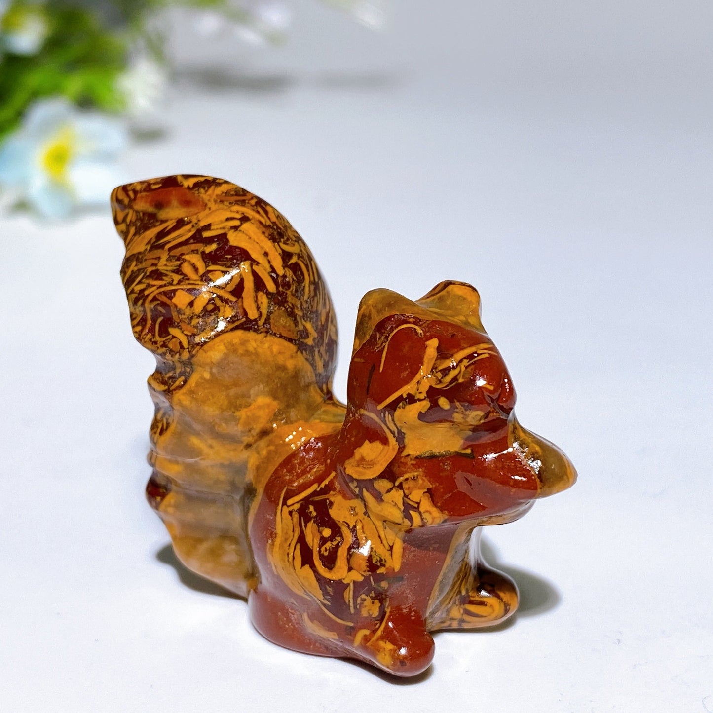 1.6" Crystal Squirrel Carving Crystal Healing Bulk Wholesale