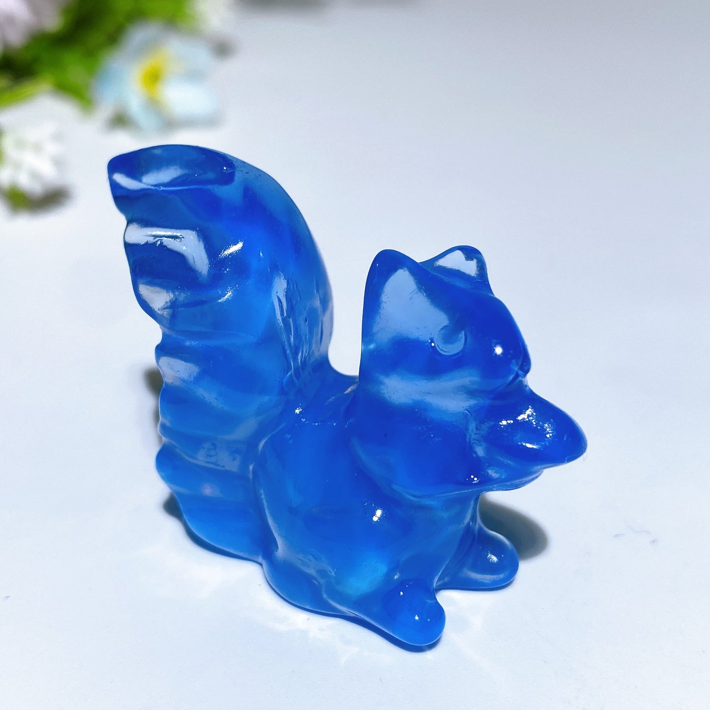 1.6" Crystal Squirrel Carving Crystal Healing Bulk Wholesale