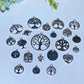 Silver Metal Life Tree Charms for DIY Crystal Healing Bulk Wholesale