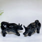 3.9" Black Obsidian Bull Carving Crystal Healing Bulk Wholesale