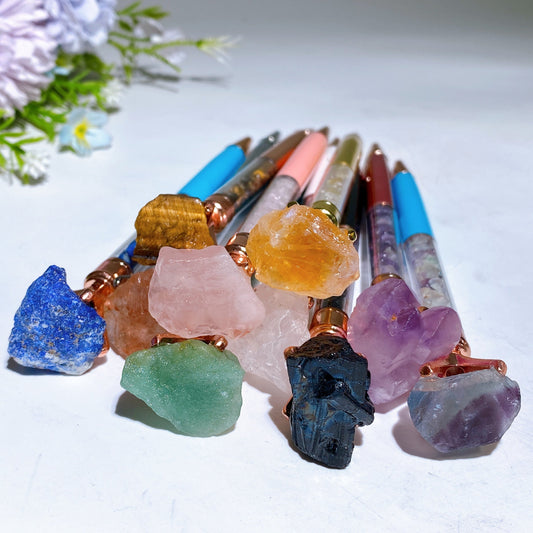 17cm Crystal Chips Pen Crystal Healing Bulk Wholesale