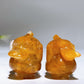 1.2" Golden Healer Pysduck Pokemon Carving Crystal Healing Bulk Wholesale