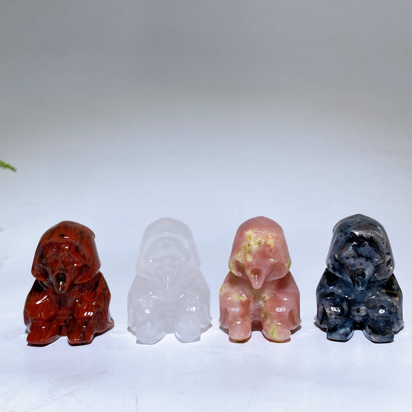 1.6" Crystal Ghost Carving Crystal Healing Bulk Wholesale